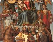 Madonna and Child with Saints, - 路加·西诺雷利